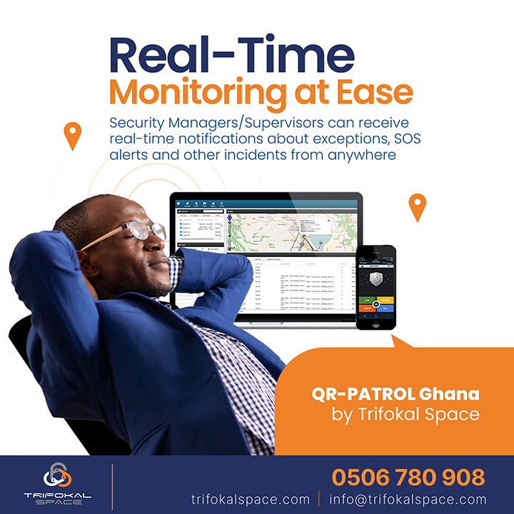 Real time monitoring at ease. Security Managers/Supervisors can receive real-time notifications about exceptions, SOS alerts and other incidents from anywhere